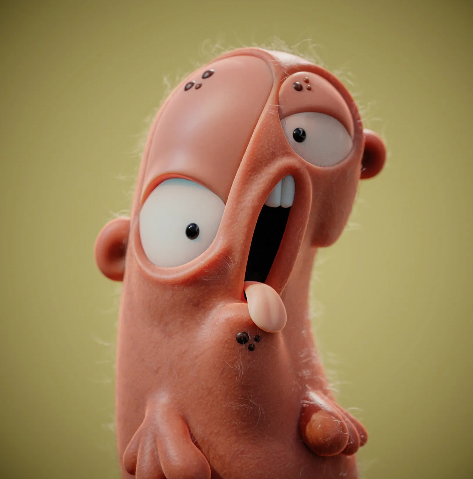Sans strings studio real time animation cute little faces distorted critter face
